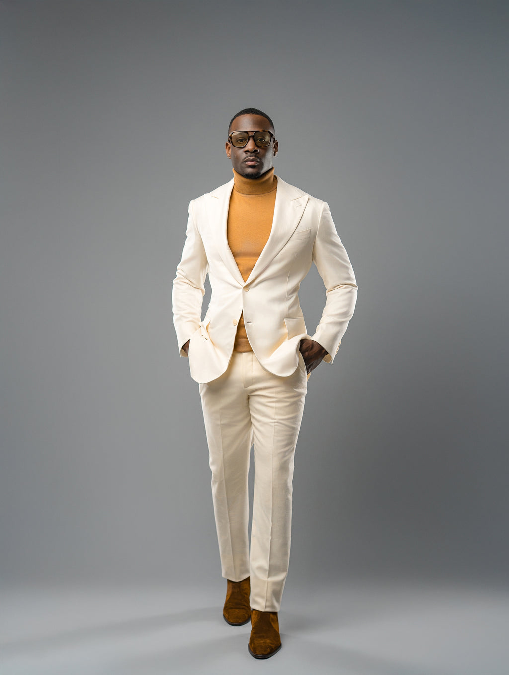Men's Cream Suit